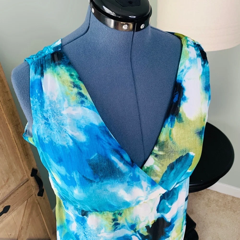 Motherhood Maternity Floral Maxi Dress Size L - Picture 2 of 5